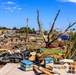 Damage Left by a Tornado That Hit a Small Town