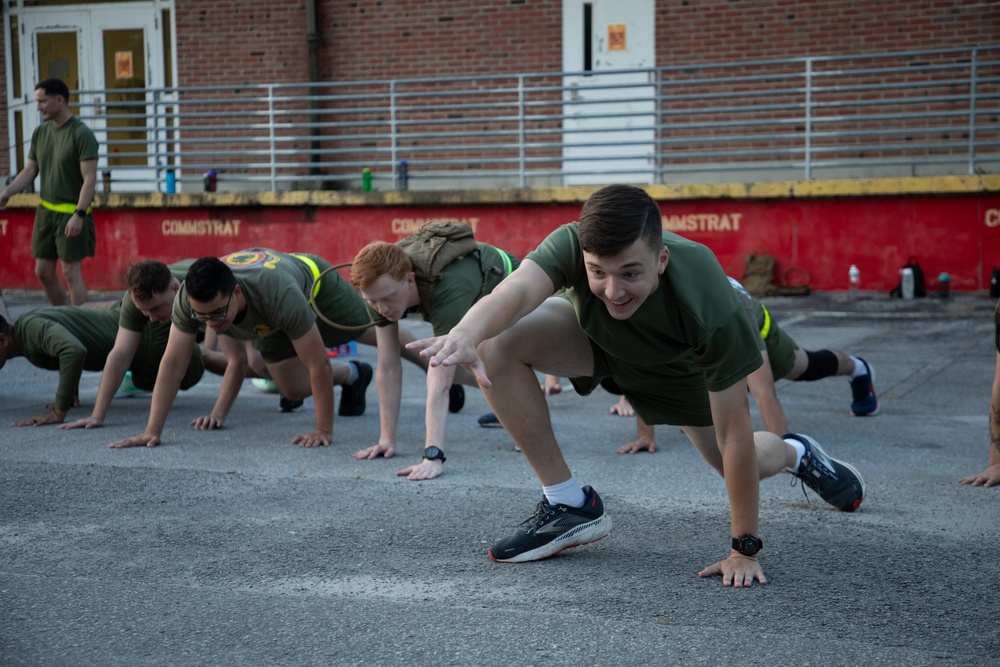 COMMSTRAT Marines honor the fallen