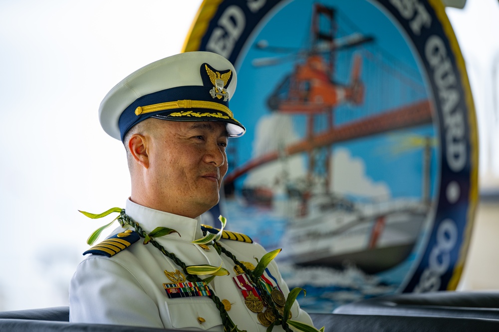 Coast Guard Sector San Francisco holds a change-of-command ceremony