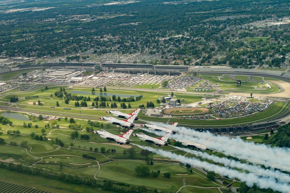 Thunderbirds bring the thunder to the Indy 500