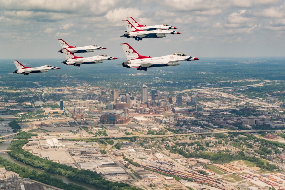 Thunderbirds bring the thunder to the Indy 500