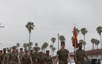 I Marine Expeditionary Force Support Battalion change of command ceremony