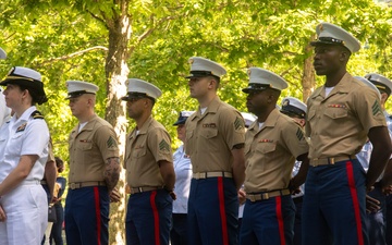 Marines re-enlist at 9/11 Memorial during FWNY 2024