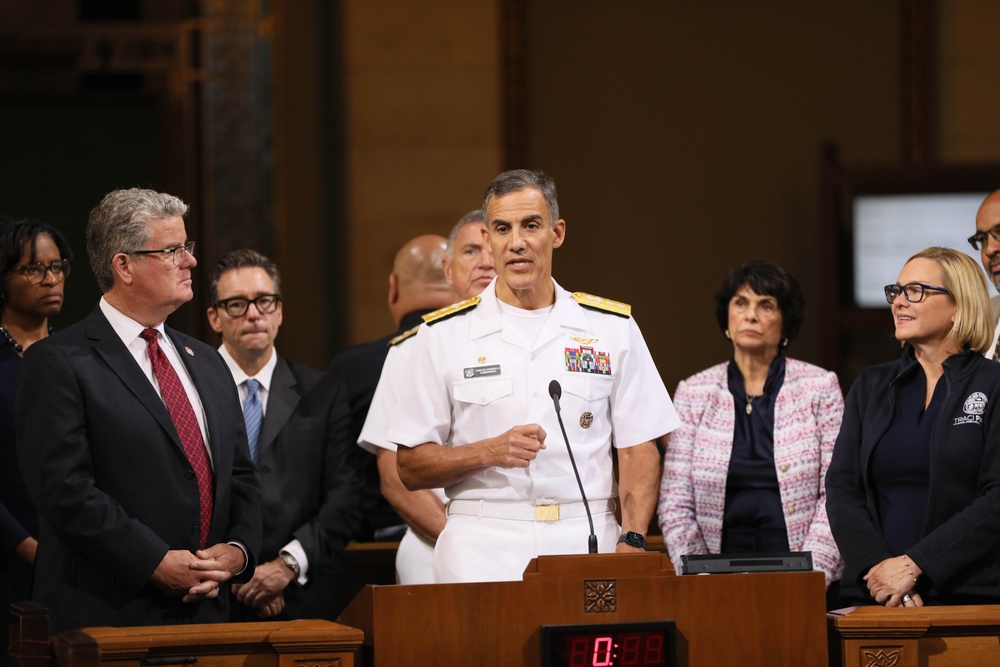 LA Fleet Week 2024: City Hall Reception