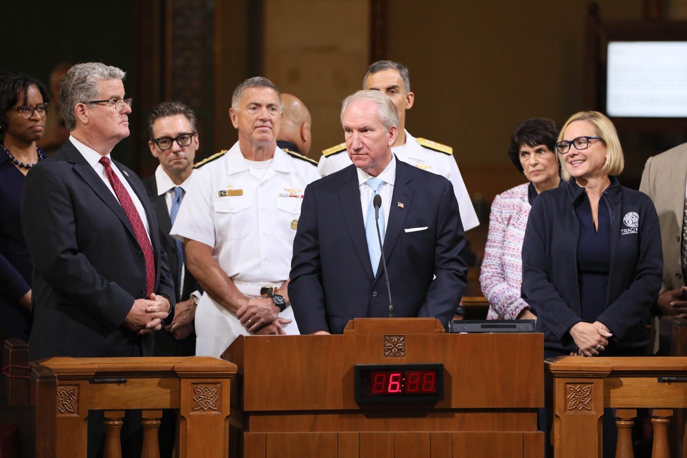 LA Fleet Week 2024: City Hall Reception