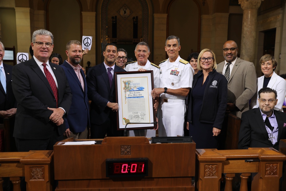 LA Fleet Week 2024: City Hall Reception