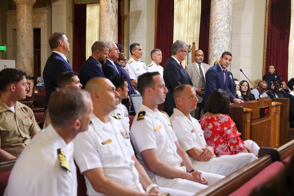 LA Fleet Week 2024: City Hall Reception