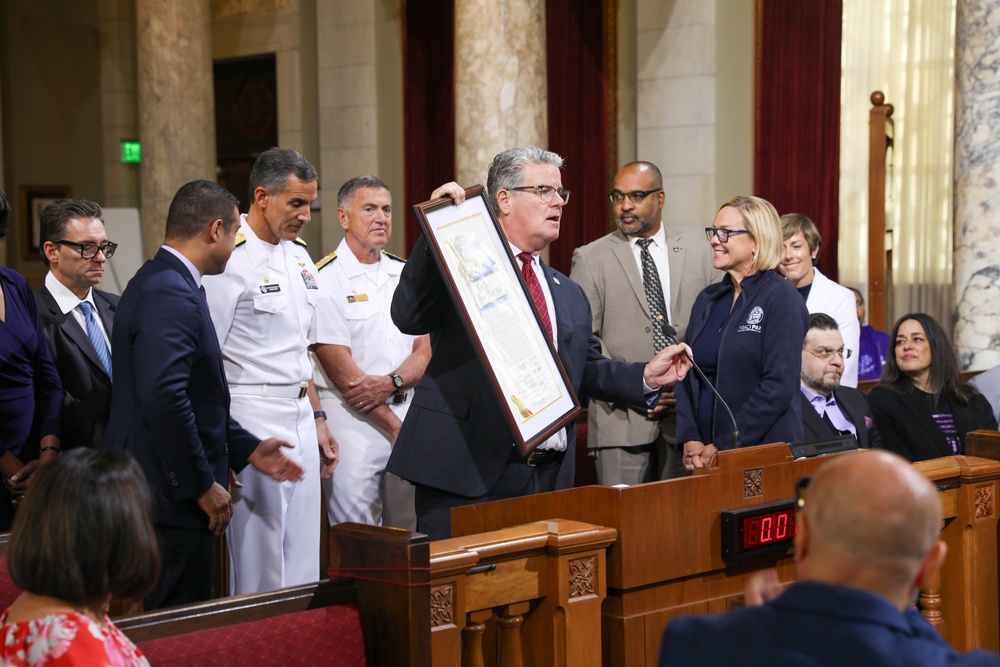 LA Fleet Week 2024: City Hall Reception