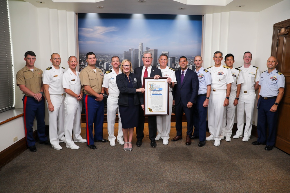 LA Fleet Week 2024: City Hall Reception