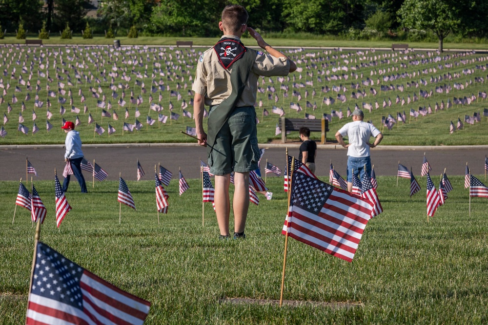 42,000 flags