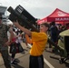 U.S. Marines interact with NASCAR fans at Coca-cola 600 2024