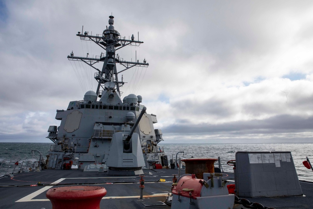 USS Ralph Johnson Conducts Routine Operations