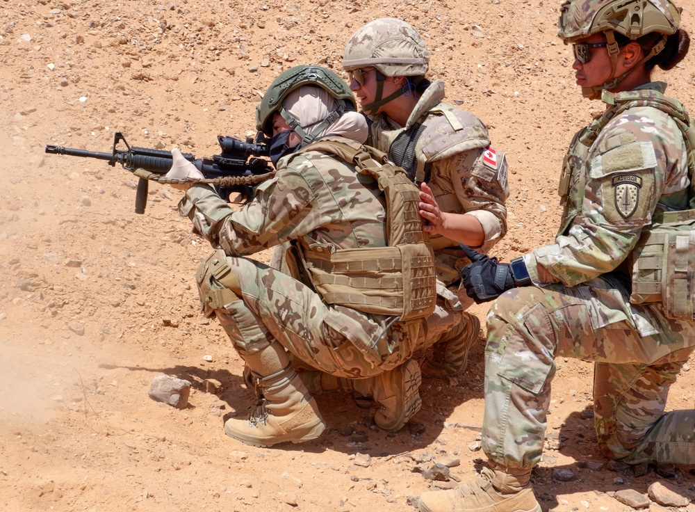 Eager Lion 2024: 3rd SFAB and Jordanian Armed Forces conduct Squad Live Fire