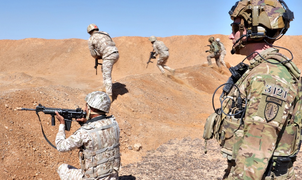 Eager Lion 2024: 3rd SFAB and Jordanian Armed Forces conduct Squad Live Fire