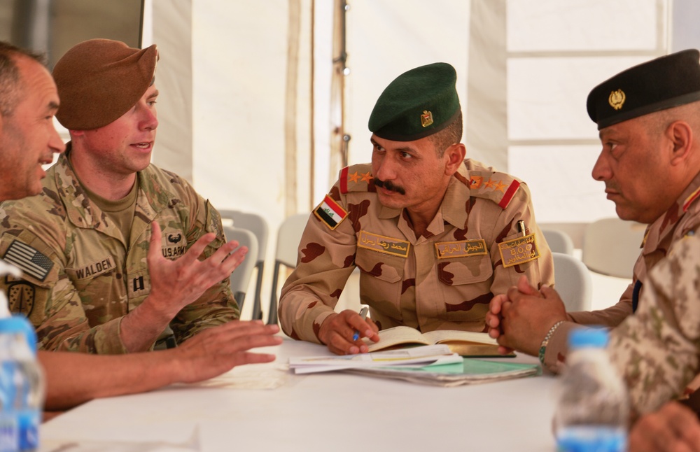 Eager Lion 24: 3rd SFAB and Iraqi Security Force Core Planning Team work together