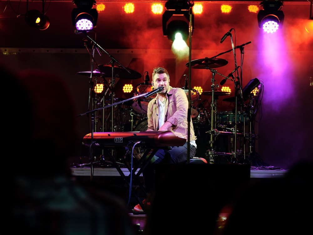 Andy Grammer Performs in Yokosuka