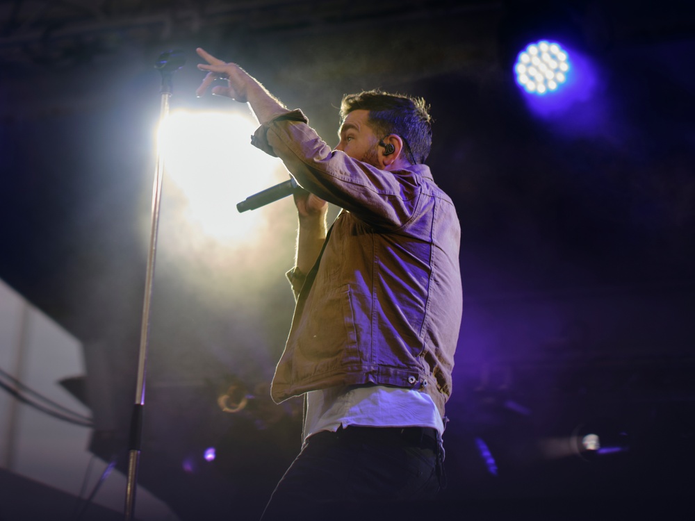 Andy Grammer Performs in Yokosuka