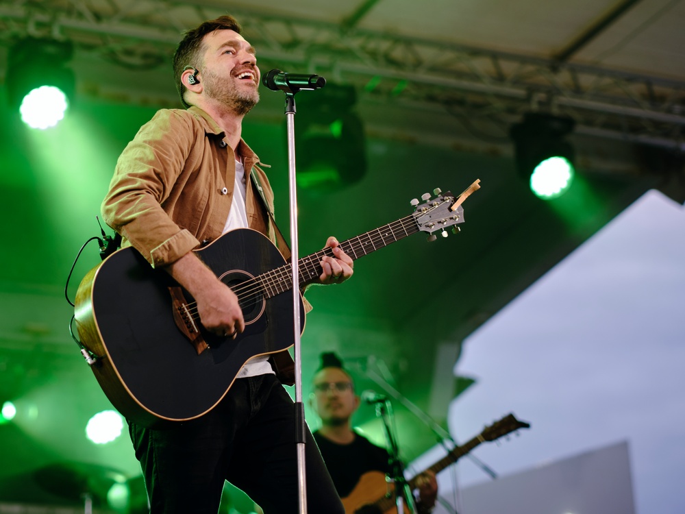 Andy Grammer Performs in Yokosuka