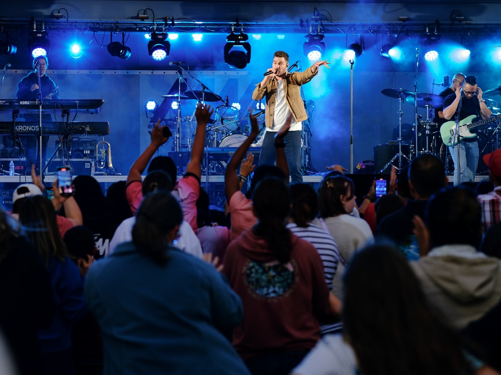 Andy Grammer Performs in Yokosuka