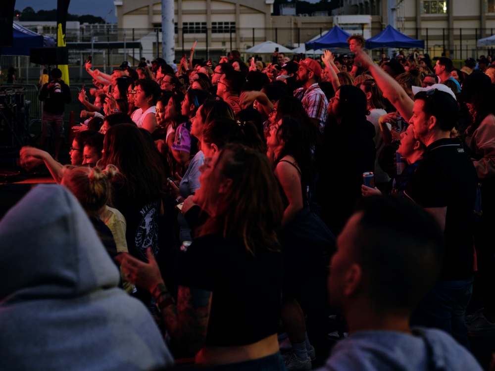 Andy Grammer Performs in Yokosuka