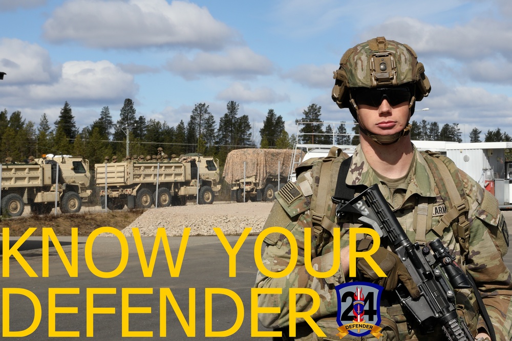 Know Your Defender Pfc. Caden Hurd