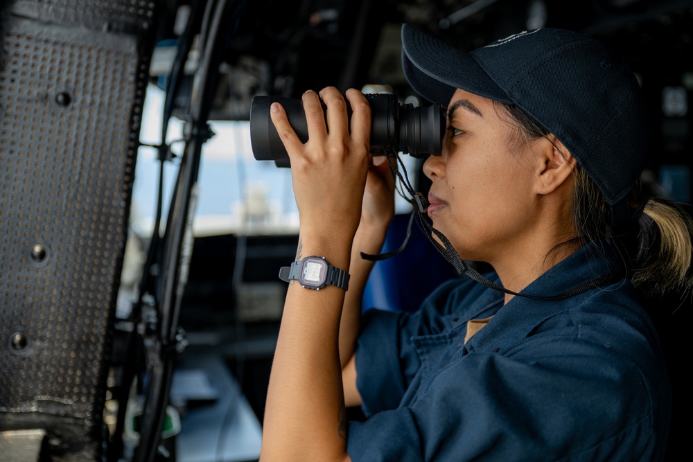 Routine Bridge Checks Onboard Somerset