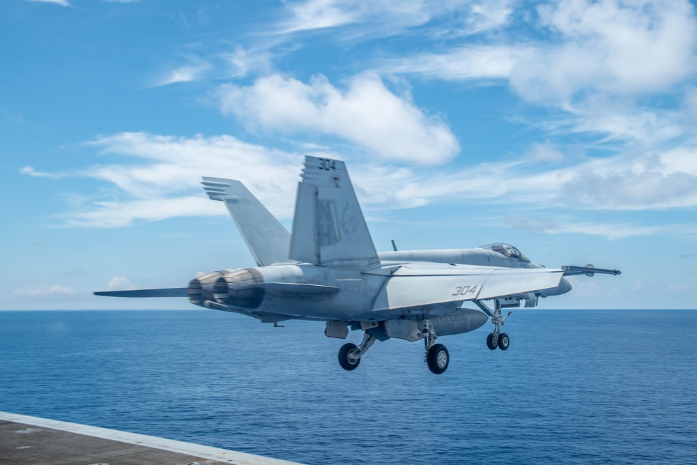 Theodore Roosevelt Flight Ops in the South China Sea