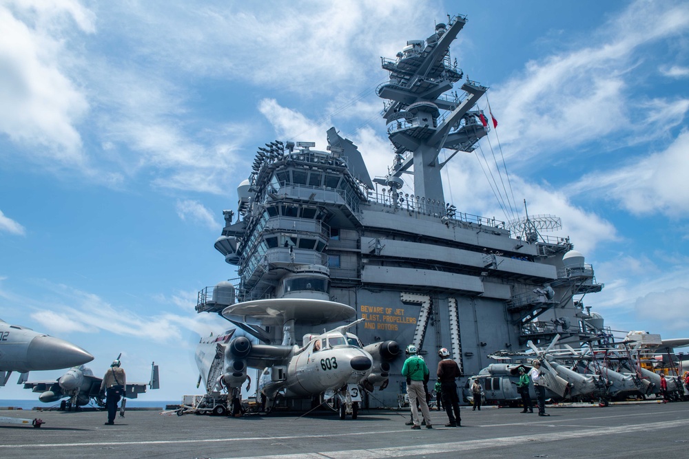 Theodore Roosevelt Flight Ops in the South China Sea