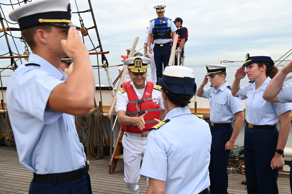 U.S. Coast Guard Cutter Eagle arrives in the Dominican Republic