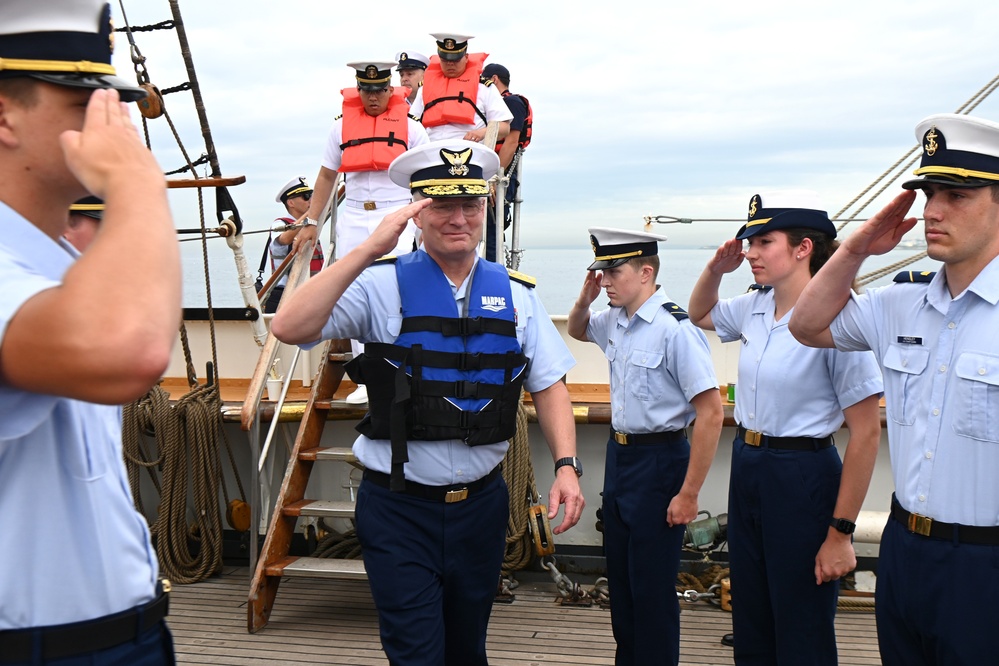 U.S. Coast Guard Cutter Eagle arrives in the Dominican Republic