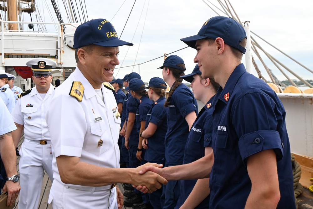 U.S. Coast Guard Cutter Eagle arrives in the Dominican Republic