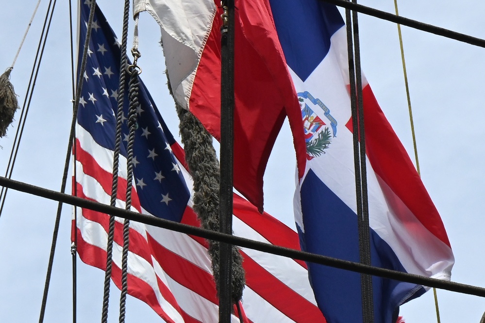 U.S. Coast Guard Cutter Eagle arrives in the Dominican Republic