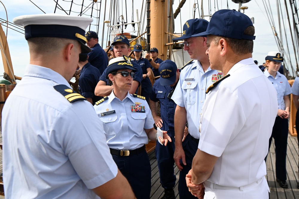 U.S. Coast Guard Cutter Eagle arrives in the Dominican Republic