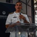 Rear Adm. Carlos Sardiello, commander, Carrier Strike Group One, Gives a Speech During a Chamber of Commerce Reception at Los Angeles Fleet Week 2024