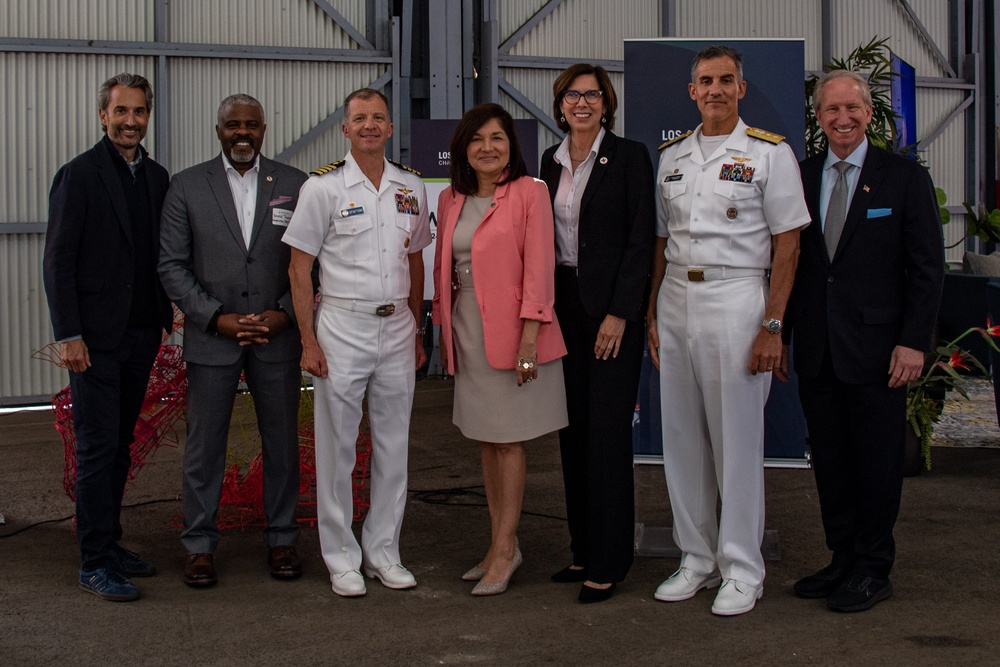 USS Carl Vinson Leadership attend a Chamber of Commerce Reception