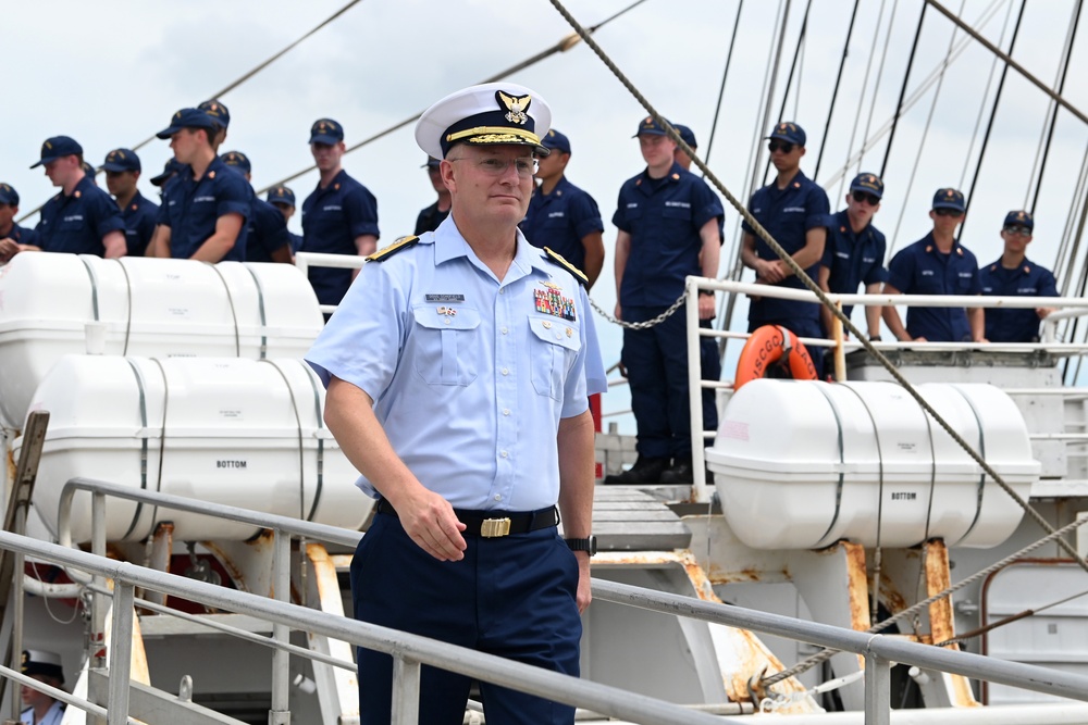 U.S. Coast Guard Cutter Eagle arrives in the Dominican Republic