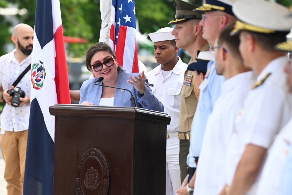 U.S. Coast Guard Cutter Eagle arrives in the Dominican Republic