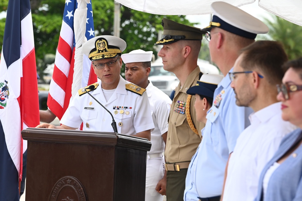 U.S. Coast Guard Cutter Eagle arrives in the Dominican Republic