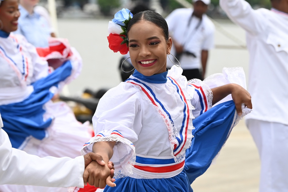 U.S. Coast Guard Cutter Eagle arrives in the Dominican Republic