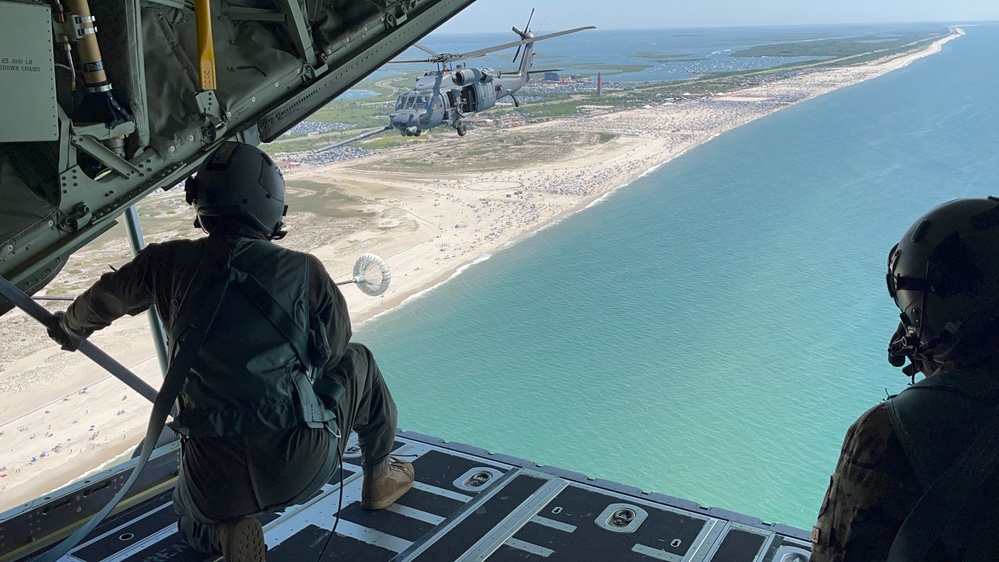 New York 106th Rescue Wing participates in 2024 Bethpage air show at Jones Beach