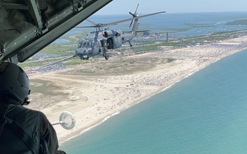 New York 106th Rescue Wing participates in 2024 Bethpage air show at Jones Beach
