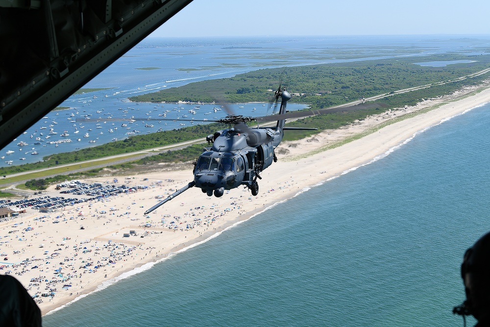 New York 106th Rescue Wing participates in 2024 Bethpage air show at Jones Beach