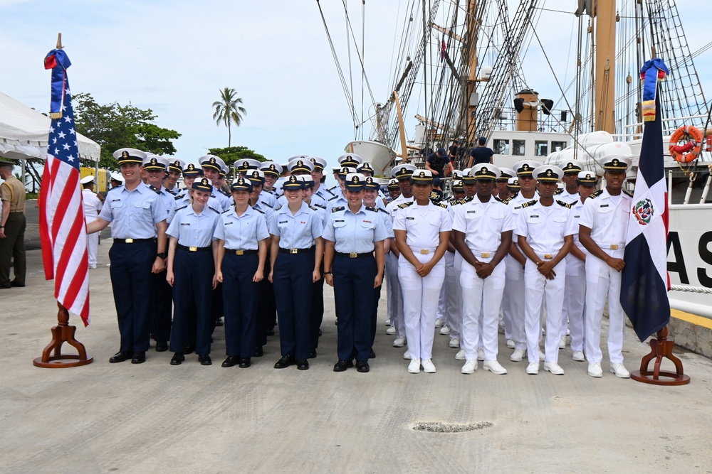 U.S. Coast Guard Cutter Eagle arrives in the Dominican Republic