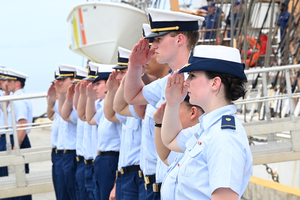 U.S. Coast Guard Cutter Eagle arrives in the Dominican Republic