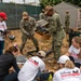 USS Carl Vinson (CVN 70) Sailors volunteer at the Boys and Girls Club of Fullerton, Richman Branch, with Disney VoluntEARS members during a community relations event during Los Angeles Fleet Week