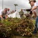 USS Carl Vinson (CVN 70) Sailors volunteer at the Boys and Girls Club of Fullerton  Richman Branch, with Disney VoluntEARS members during a community relations event during Los Angeles Fleet Week