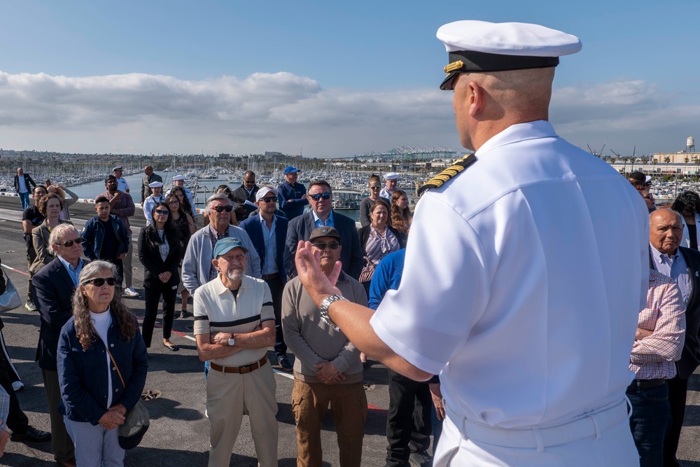 USS Carl Vinson (CVN 70) Hosts the Los Angeles Chamber of Commerce during Los Angeles Fleet Week 2024