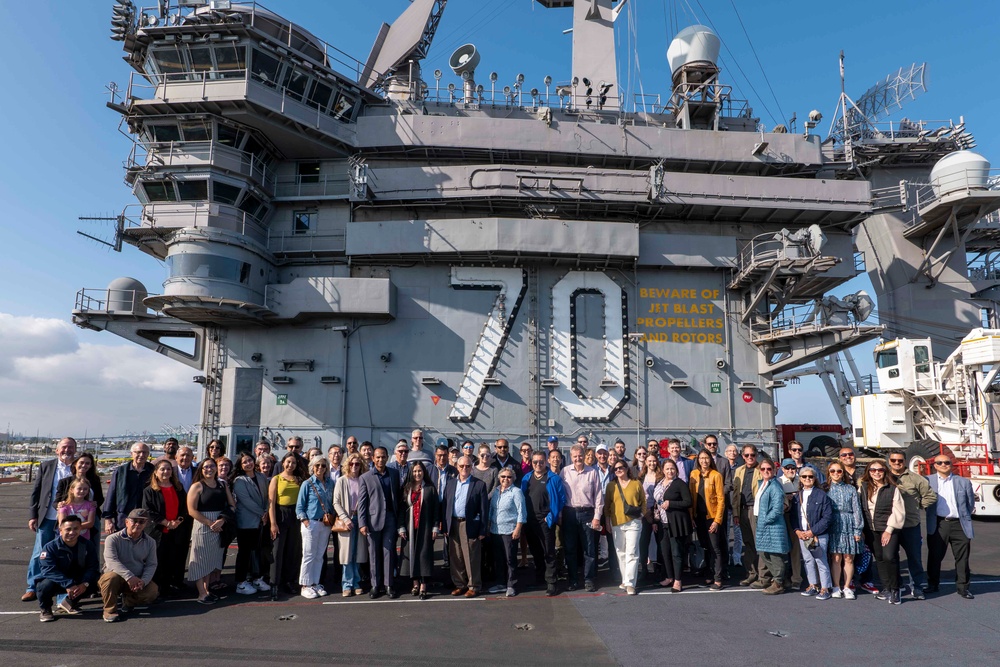USS Carl Vinson (CVN 70) Hosts the Los Angeles Chamber of Commerce during Los Angeles Fleet Week 2024
