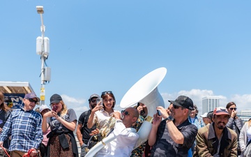 Los Angeles Fleet Week 2024: 32nd Street Brass Band at Santa Monica Pier