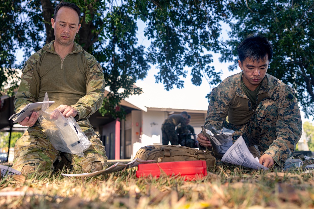 MRF-D 24.3: U.S. Navy, ADF participate in Valkyrie emergency fresh whole blood transfusion training